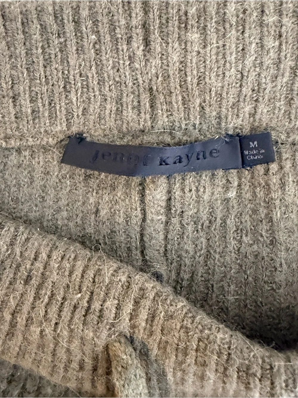 Jenni Kayne Merino Wool Baby Alpaca Blend Fisherman Knit Sweatpants Size Medium